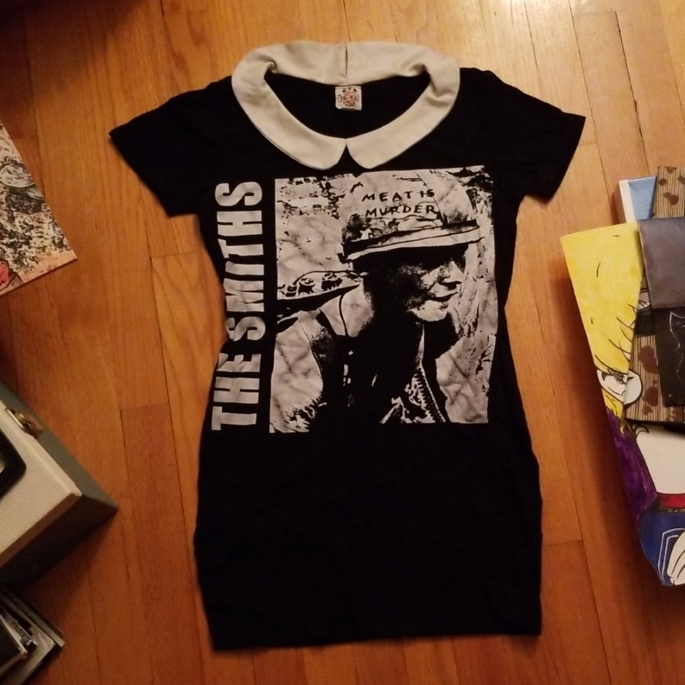 The Smiths Peter Pan Collar T Shirt Dress